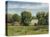 Fall Farm-Michael Budden-Stretched Canvas