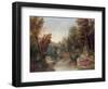 Fall Fisherman-Robert Scott Duncanson-Framed Giclee Print