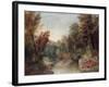 Fall Fisherman-Robert Scott Duncanson-Framed Giclee Print