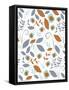 Fall Floral Pattern-Rachel Gresham-Framed Stretched Canvas