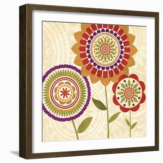 Fall Flowers II-Veronique Charron-Framed Art Print