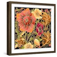 Fall Flowers II-Julie Goonan-Framed Giclee Print