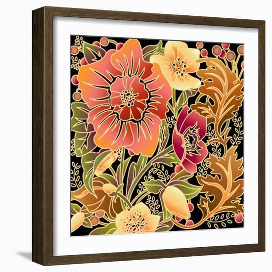 Fall Flowers II-Julie Goonan-Framed Giclee Print