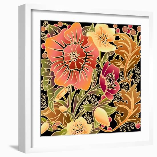 Fall Flowers II-Julie Goonan-Framed Giclee Print