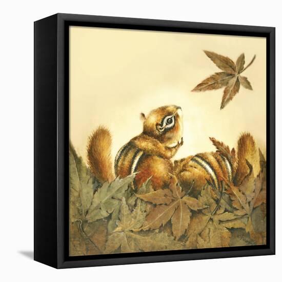 Fall Flurry-Peggy Harris-Framed Stretched Canvas