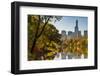 Fall Foliage at Central Park, Manhattan, New York, USA-Stefano Politi Markovina-Framed Photographic Print