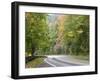 Fall Foliage on Newfound Gap Road, Great Smoky Mountains, Tennessee, USA-Diane Johnson-Framed Photographic Print