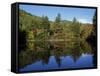 Fall Foliage Reflected in a Lake, Near Jackson, New Hampshire, New England, USA-Fraser Hall-Framed Stretched Canvas