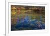 Fall foliage reflection in lake water-Anna Miller-Framed Photographic Print