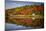 Fall Forest with Colorful Autumn Leaves and Highway 60 Reflecting in Lake of Two Rivers.  Algonquin-elenathewise-Mounted Photographic Print