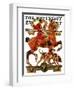 "Fall Foxhunting," Saturday Evening Post Cover, October 19, 1929-Joseph Christian Leyendecker-Framed Giclee Print