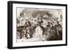 Fall Games, The Apple-Bee-Winslow Homer-Framed Giclee Print