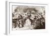 Fall Games, The Apple-Bee-Winslow Homer-Framed Giclee Print