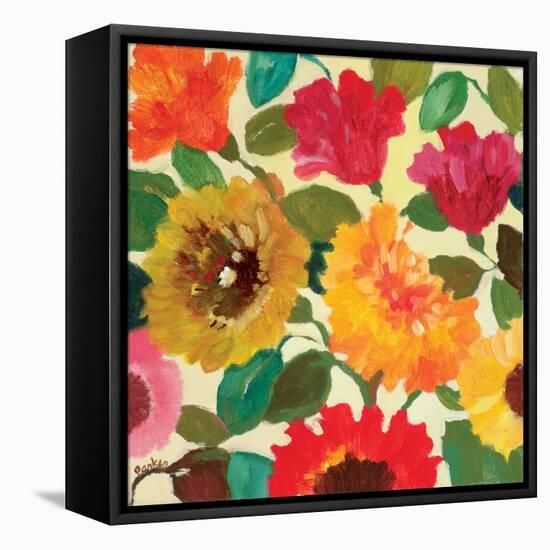 Fall Garden 1-Kim Parker-Framed Stretched Canvas