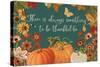 Fall Garden I Teal-Katie Pertiet-Stretched Canvas
