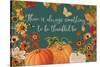 Fall Garden I Teal-Katie Pertiet-Stretched Canvas