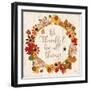 Fall Garden IV-Katie Pertiet-Framed Art Print