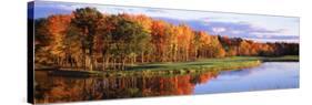 Fall Golf Course New England-null-Stretched Canvas