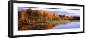 Fall Golf Course New England-null-Framed Premium Photographic Print