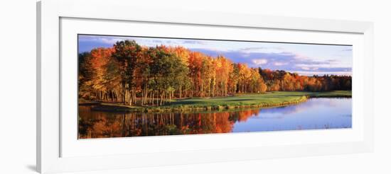 Fall Golf Course New England-null-Framed Photographic Print