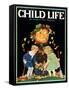 Fall Harvest - Child Life, October 1928-Hazel Frazee-Framed Stretched Canvas