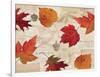 Fall in Love - Autumn Leaves-Lisa Audit-Framed Art Print