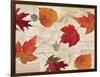 Fall in Love - Autumn Leaves-Lisa Audit-Framed Art Print