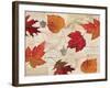 Fall in Love - Autumn Leaves-Lisa Audit-Framed Art Print