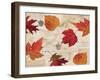 Fall in Love - Autumn Leaves-Lisa Audit-Framed Art Print