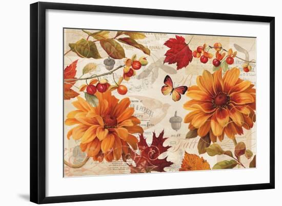 Fall in Love Stretched-Lisa Audit-Framed Art Print