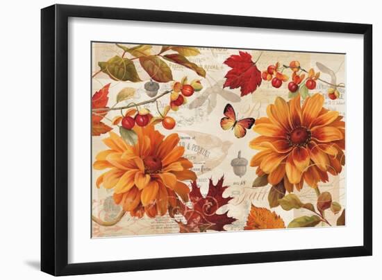 Fall in Love Stretched-Lisa Audit-Framed Art Print