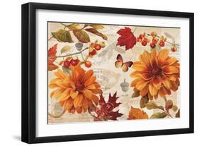 Fall in Love Stretched-Lisa Audit-Framed Art Print