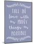 Fall in Love-Erin Clark-Mounted Giclee Print