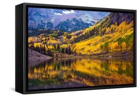 Fall in the Colorado-duallogic-Framed Stretched Canvas