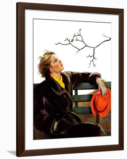 "Fall in the Park,"December 3, 1938-Neysa Mcmein-Framed Giclee Print
