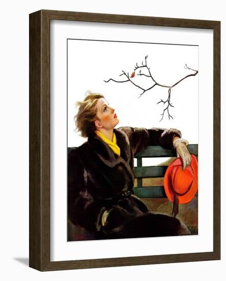 "Fall in the Park,"December 3, 1938-Neysa Mcmein-Framed Giclee Print