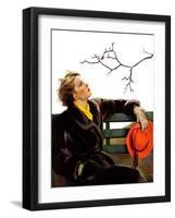 "Fall in the Park,"December 3, 1938-Neysa Mcmein-Framed Giclee Print