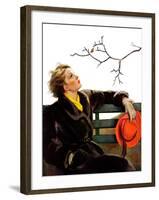 "Fall in the Park,"December 3, 1938-Neysa Mcmein-Framed Giclee Print