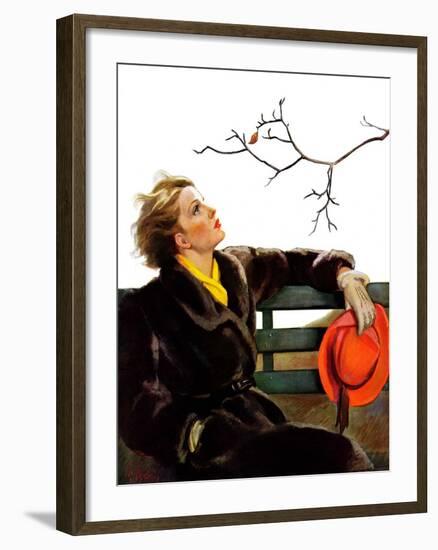 "Fall in the Park,"December 3, 1938-Neysa Mcmein-Framed Giclee Print