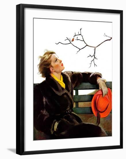 "Fall in the Park,"December 3, 1938-Neysa Mcmein-Framed Giclee Print