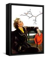 "Fall in the Park,"December 3, 1938-Neysa Mcmein-Framed Stretched Canvas