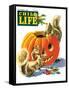 Fall is Here - Child Life, October 1946-Keith Ward-Framed Stretched Canvas