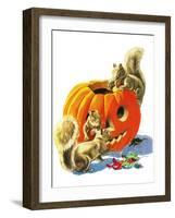 Fall Is Here - Child Life-Keith Ward-Framed Giclee Print