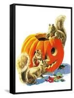 Fall Is Here - Child Life-Keith Ward-Framed Stretched Canvas