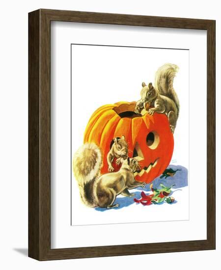 Fall Is Here - Child Life-Keith Ward-Framed Giclee Print