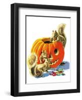 Fall Is Here - Child Life-Keith Ward-Framed Giclee Print