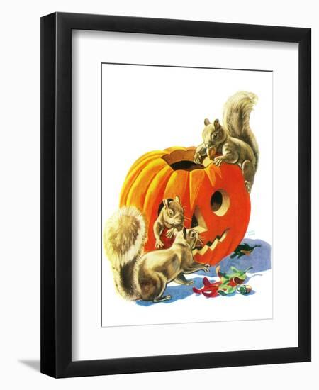 Fall Is Here - Child Life-Keith Ward-Framed Giclee Print