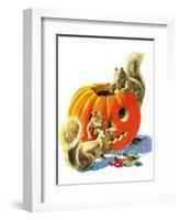 Fall Is Here - Child Life-Keith Ward-Framed Giclee Print