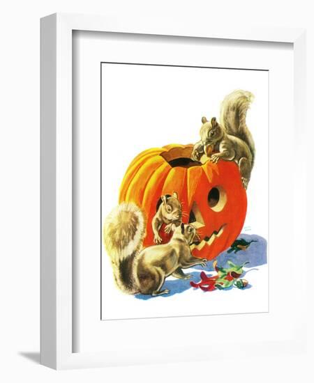 Fall Is Here - Child Life-Keith Ward-Framed Giclee Print