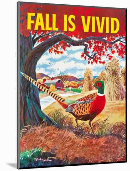 Fall Is Vivid-Rod Ruth-Mounted Art Print